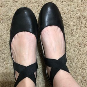 Jessica Simpson Black Ballet Flat